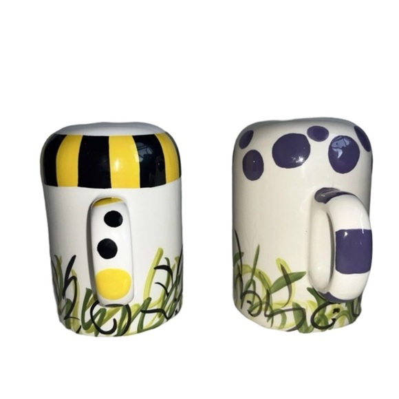 Kansas & Iowa State Ceramic Salt & Pepper Shakers -‎ Magnolia Lane by Cabell's - Picture 4 of 8